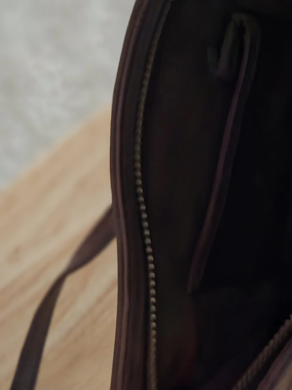 Estalon Brown  Leather Crossbody Bag